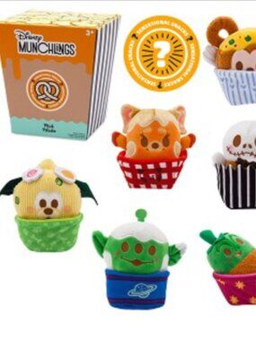 Disney Munchlings Plush Sensational Snacks Blind Box Mickey Onion Ring Confirmed